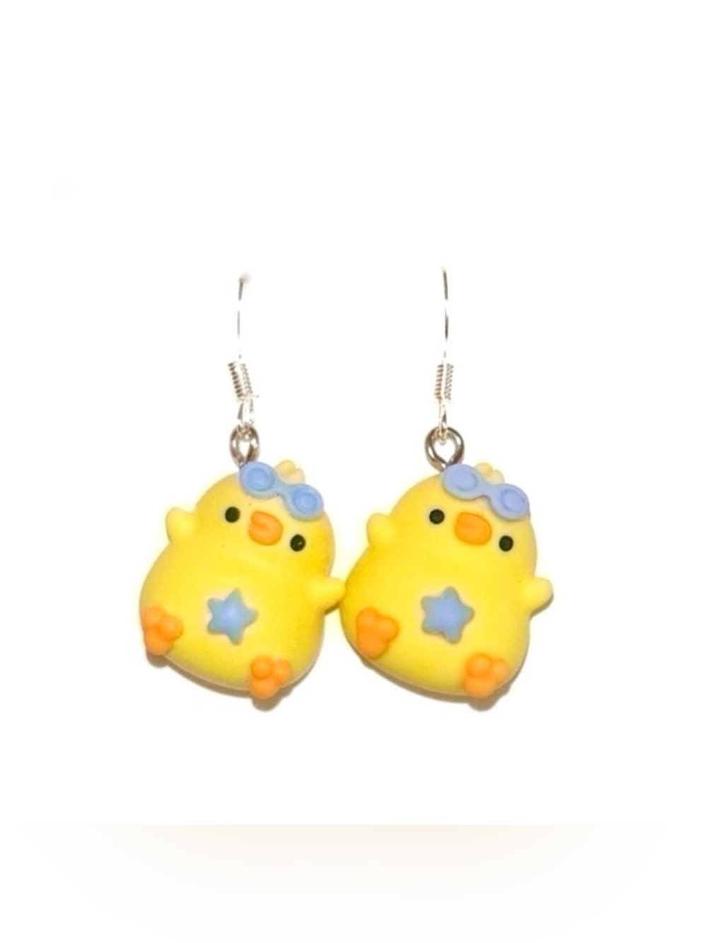 Yellow Chick Dangle Earrings